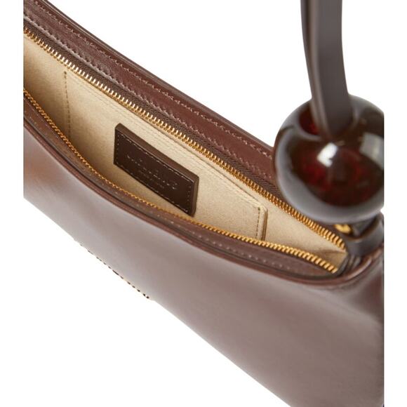 NEW JACQUEMUS BROWN LEATHER SPHERE MINI SHOULDER BAG NWT AUTHENTIC! - Picture 7 of 7